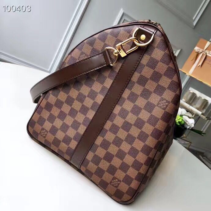 Louis Vuitton Damier Canvas KEEPALL BANDOULIÃRE 55 N41414 - Click Image to Close